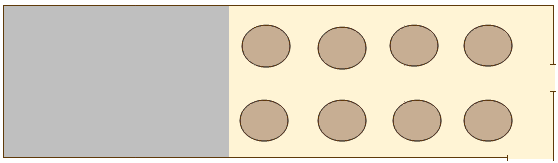 In the case of 80 seated guests