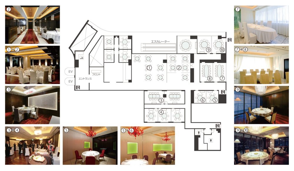 大阪平面図と写真 2